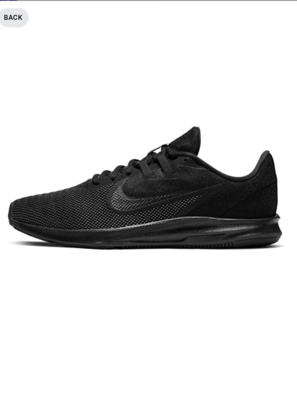 Nike Downshifter 9 Running Shoes, Black - Women's Size 7.5 - Picture 2 of 8